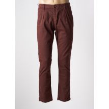 INDIVIDUAL - Pantalon chino marron en coton - Homme - Taille 44 - Modz