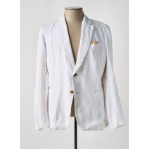 BY CHARLIE B - Blazer blanc en polyester - Homme - Taille 4XL - Modz