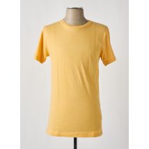 KNOWLEDGE COTTON APPAREL - T-shirt jaune en coton - Homme - Taille S - Modz