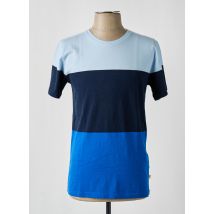 KNOWLEDGE COTTON APPAREL - T-shirt bleu en coton - Homme - Taille S - Modz