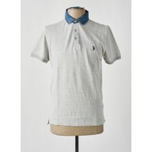 U.S. POLO ASSN - Polo gris en coton - Homme - Taille S - Modz