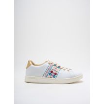 DESIGUAL - Baskets blanc en cuir - Femme - Taille 36 - Modz