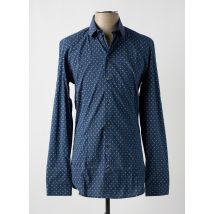 PATRIZIA PEPE - Chemise manches longues bleu en coton - Homme - Taille M - Modz