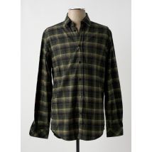 SAMSOE & SAMSOE - Chemise manches longues vert en coton - Homme - Taille L - Modz