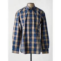 BANDE ORIGINALE - Chemise manches longues bleu en coton - Homme - Taille L - Modz