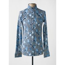 DESOTO - Chemise manches longues bleu en coton - Homme - Taille XS - Modz