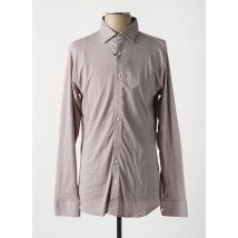 DESOTO - Chemise manches longues orange en coton - Homme - Taille XL - Modz
