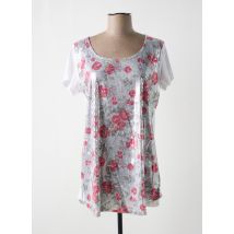 ZAS-K - T-shirt blanc en viscose - Femme - Taille 46 - Modz