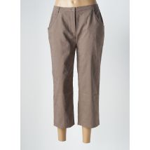 GRIFFON - Pantacourt marron en coton - Femme - Taille 46 - Modz