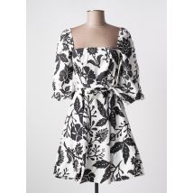 GAUDI - Robe courte blanc en coton - Femme - Taille 38 - Modz