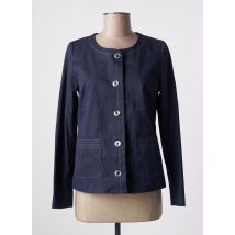 BRUNO SAINT HILAIRE - Veste chic bleu en coton - Femme - Taille 36 - Modz