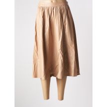 FROGBOX - Jupe mi-longue beige en polyester - Femme - Taille 42 - Modz
