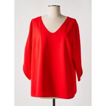 DANIELA - Blouse rouge en viscose - Femme - Taille 40 - Modz