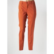 HAPPY - Pantalon slim orange en coton - Femme - Taille W34 - Modz