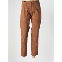 HAPPY - Jeans coupe slim marron en coton - Femme - Taille W26 - Modz