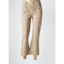 HAPPY - Pantalon 7/8 beige en coton - Femme - Taille W34 - Modz