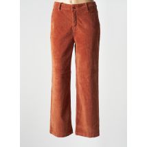 HAPPY - Pantalon large marron en coton - Femme - Taille W30 - Modz