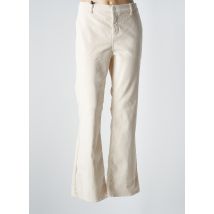 HAPPY - Pantalon flare beige en coton - Femme - Taille W33 - Modz