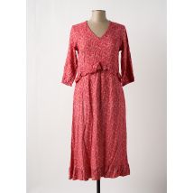 ALLER SIMPLEMENT - Robe mi-longue rouge en viscose - Femme - Taille 40 - Modz