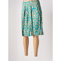 WOW TO GO - Jupe mi-longue bleu en viscose - Femme - Taille 40 - Modz