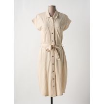 TRAMONTANA - Robe mi-longue beige en viscose - Femme - Taille 36 - Modz