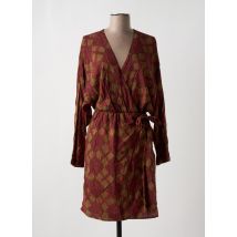 LITTLE SISTER'S - Robe mi-longue orange en viscose - Femme - Taille 36 - Modz