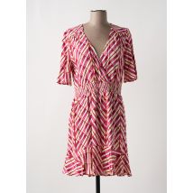 AN' GE - Robe courte rose en viscose - Femme - Taille 38 - Modz