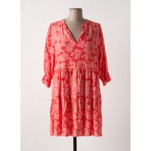 APRIL VINTAGE - Robe courte orange en viscose - Femme - Taille 36 - Modz