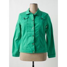 FRED SABATIER - Veste casual vert en coton - Femme - Taille 46 - Modz