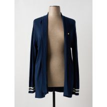 HUBLOT - Gilet manches longues bleu en viscose - Femme - Taille 44 - Modz