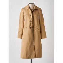 LITTLE SISTER'S - Manteau long beige en polyester - Femme - Taille 34 - Modz
