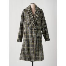 Y.A.S - Manteau long bleu en polyester - Femme - Taille 36 - Modz