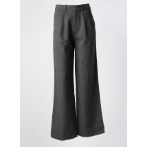 DROLE DE COPINE - Pantalon flare gris en polyester - Femme - Taille 36 - Modz