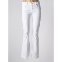 COJ DENIM - Jean coupe flare blanc en coton - Femme - Taille TU - Modz