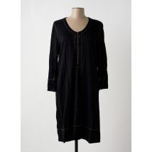 NATHALIE CHAIZE - Robe mi-longue noir en viscose - Femme - Taille 44 - Modz