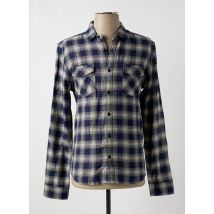 TEDDY SMITH - Chemise manches longues bleu en coton - Homme - Taille S - Modz