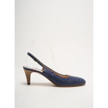 PARALLELE - Escarpins bleu en cuir - Femme - Taille 40 - Modz