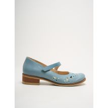 BRAKO - Ballerines bleu en cuir - Femme - Taille 41 - Modz