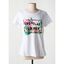 JENSEN - T-shirt blanc en coton - Femme - Taille 46 - Modz