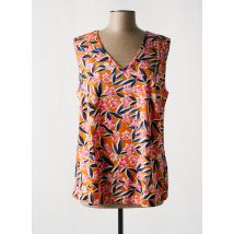COMME ÇA - Débardeur orange en elasthane - Femme - Taille 44 - Modz