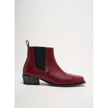 UNITED NUDE - Bottines/Boots rouge en cuir - Femme - Taille 40 - Modz