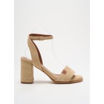 POPA - Sandales/Nu pieds beige en cuir - Femme - Taille 36 - Modz