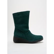 FLY LONDON - Bottines/Boots vert en cuir - Femme - Taille 41 - Modz