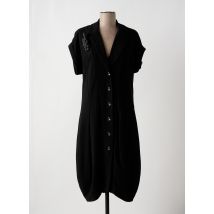 #144894 - Robe mi-longue noir en polyester - Femme - Taille 36 - Modz