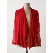 MALOKA - Veste casual rouge en polyester - Femme - Taille 48 - Modz