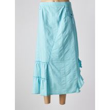 FRED SABATIER - Jupe longue bleu en coton - Femme - Taille 48 - Modz