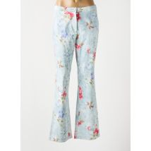 CONCEPT K - Pantalon flare bleu en coton - Femme - Taille 44 - Modz