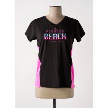 LONGBOARD - T-shirt noir en polyester - Femme - Taille 38 - Modz