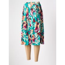 KING LOUIE - Jupe mi-longue vert en viscose - Femme - Taille 38 - Modz