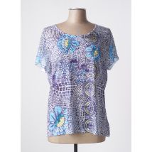 FELINO - T-shirt bleu en polyester - Femme - Taille 48 - Modz